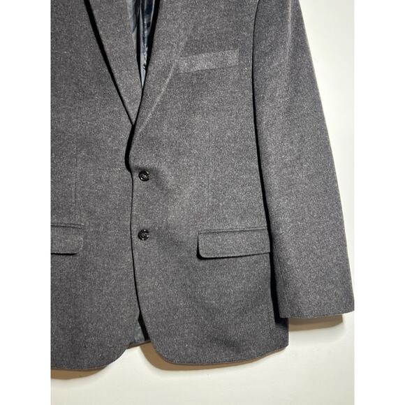 Lauren Ralph Lauren Men's EUC Charcoal Gray Wool Silk Cashmere Blazer Jacket 42R - Picture 3 of 7